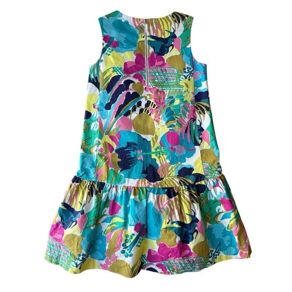 Crewcuts Multicolored Drop Waist Dress Size 14 Girls - Picture 7 of 12